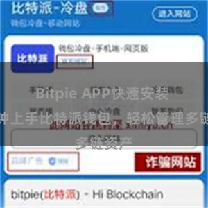 Bitpie APP快速安装 一分钟上手比特派钱包，轻松管理多链资产