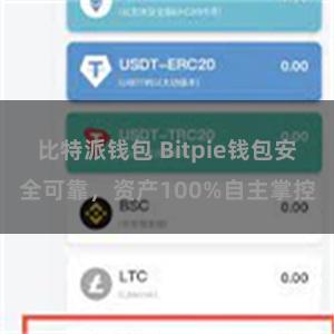 比特派钱包 Bitpie钱包安全可靠，资产100%自主掌控