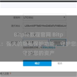 Bitpie教程官网 Bitpie钱包：强大的隐私保护功能，守护您的资产