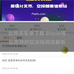 比特派安卓下载 Bitpie钱包支持的区块链网络解析