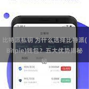 比特派私钥 为什么选择比特派(Bitpie)钱包？五大优势揭秘