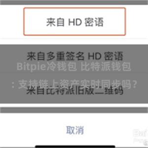 Bitpie冷钱包 比特派钱包: 支持链上资产实时同步吗？